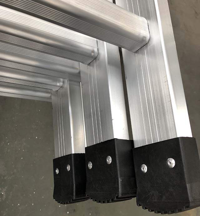 Scala diritta per ponteggi in alluminio standard BS per edilizia
