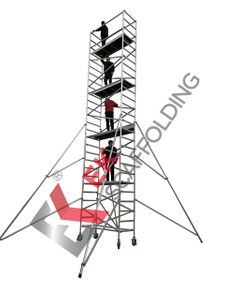 Torre dell'impalcatura in alluminio per piattaforma di lavoro di lavoro mobile