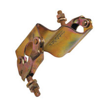 Accoppiatore per montaggio a tetto di ponteggi pressato