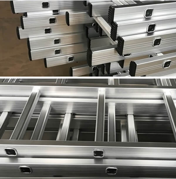 Scala delle impalcature in alluminio