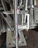 Galvanizzato BS1139 Impuntamento Basiccio di vite girevole da dado per impalcatura a torre