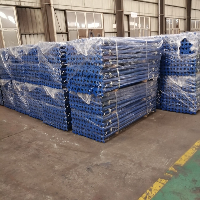 Prop in acciaio per impalcature rivestite in polvere zincato per la costruzione