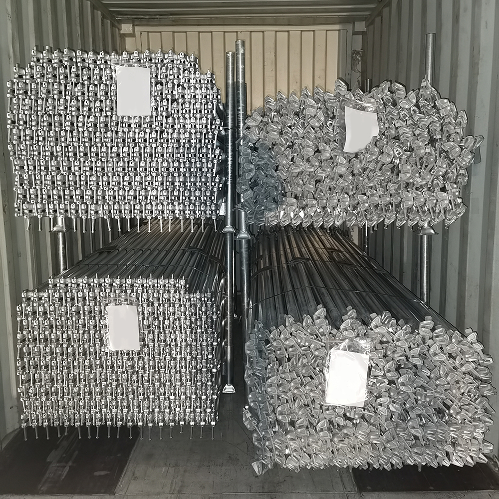 Braccia diagonale in acciaio galvanizzato con impalcatura