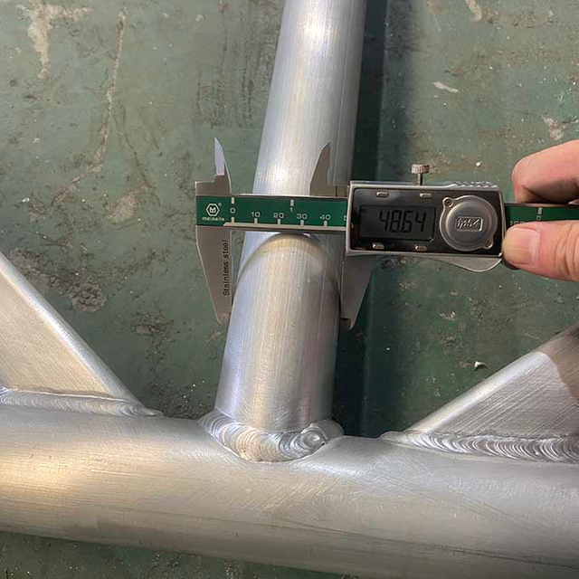 capriata a poppa in alluminio