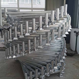 Accessori per impalcature dipinte di pallet in acciaio zincato
