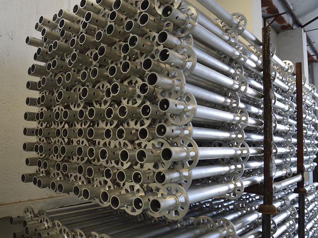 Standard di impalcature Ringlock in alluminio