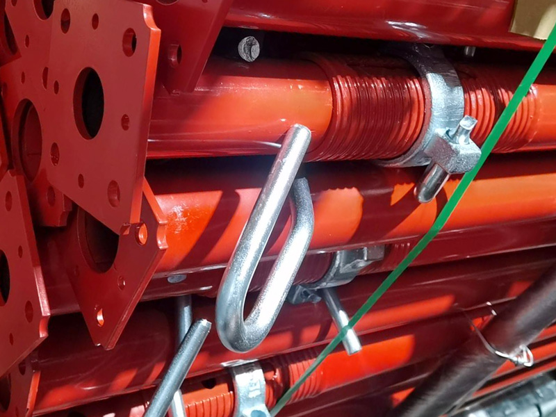 puntelli in acciaio con verniciatura a polvere