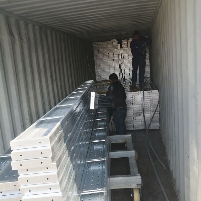 BS1139 Schede a passeggiate con impalcature galvanizzate per la costruzione