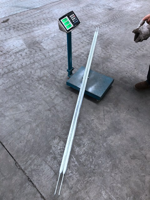 Braccia incrociata di impalcature con cornice pre -zincata