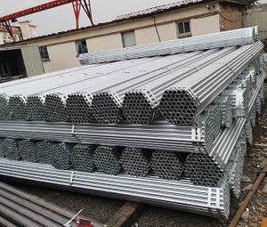 Tubo di impalcatura in acciaio galvanizzato tubo di impalcatura