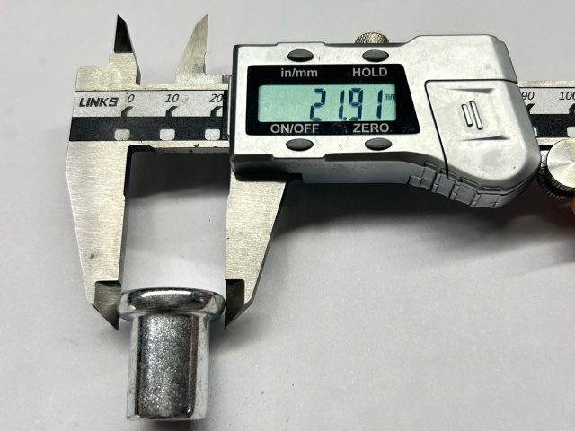 Dimensioni rivetto americano per accoppiatore per ponteggi