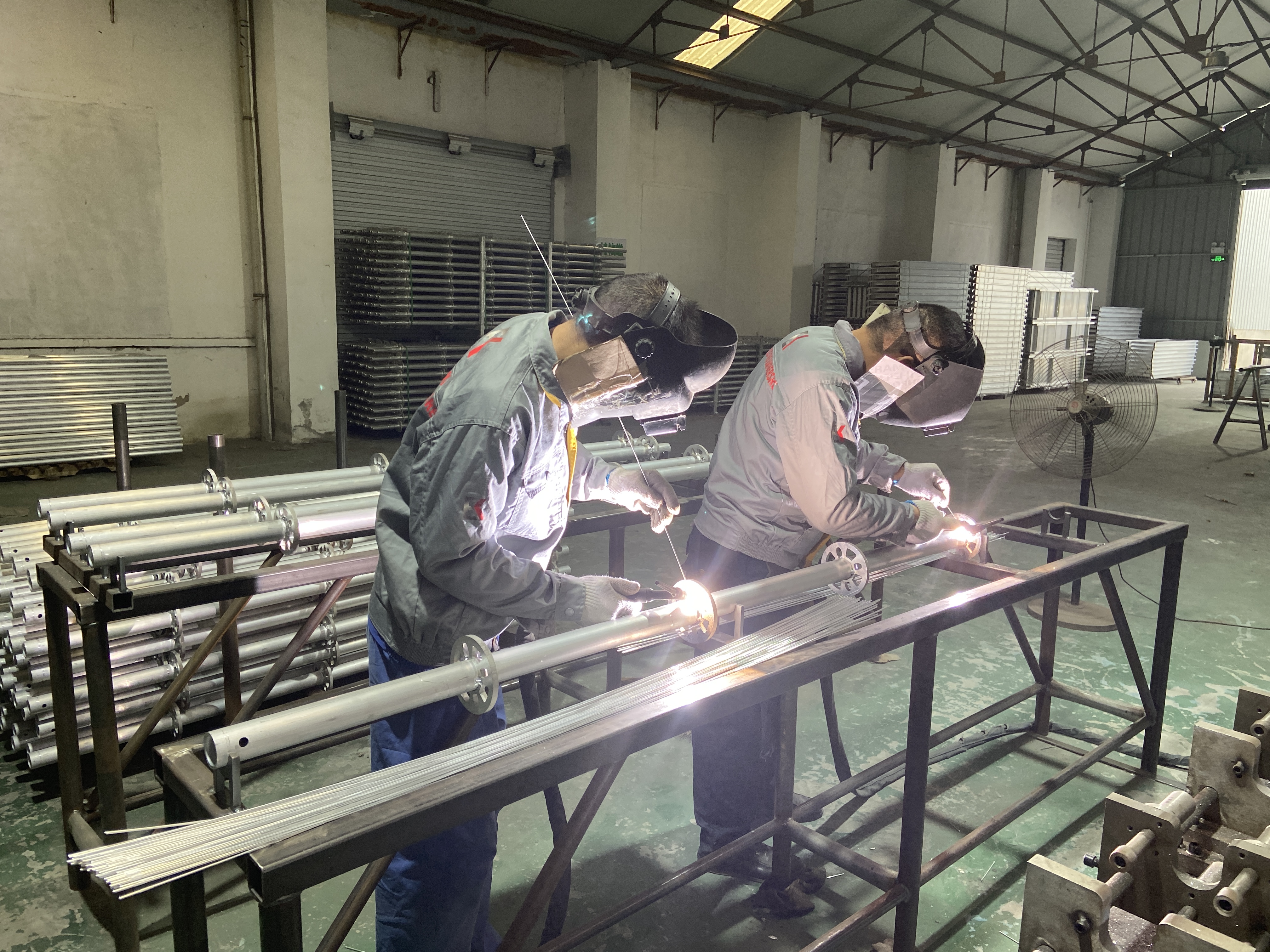 Standard di impalcature Ringlock in alluminio