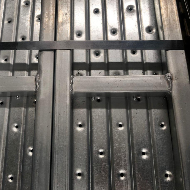 BS1139 Schede a camminata di impalcature in acciaio chiuso