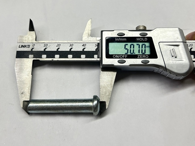 Dimensioni rivetto americano per accoppiatore per ponteggi