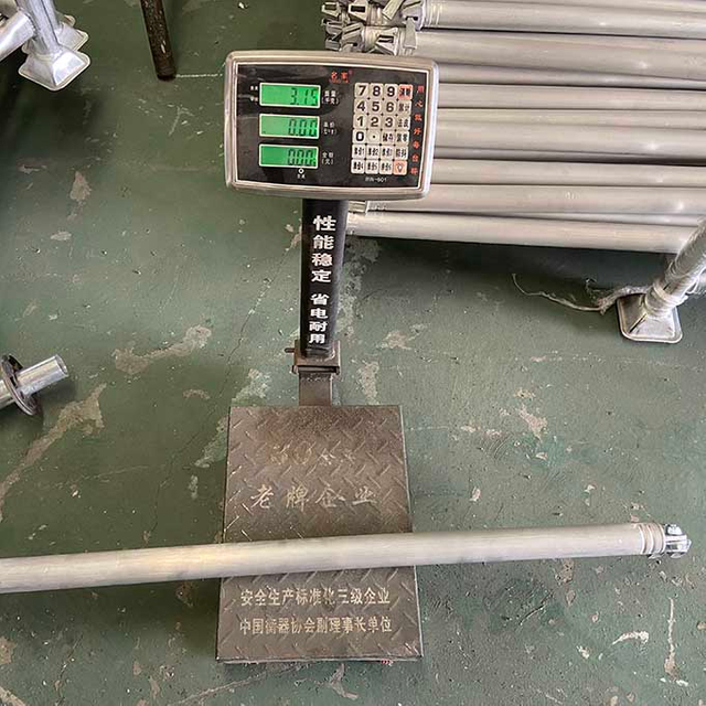 Orgello dell'estremità di impalcatura Ringlock in alluminio largo 0,7 m