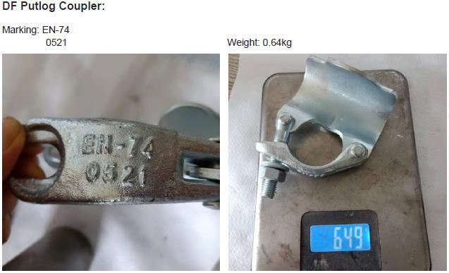 Copertina di putlog forgiata per impalcature 01