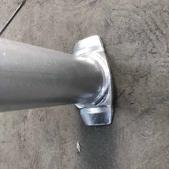 Sistema di impalcature Cuplock orizzontale 