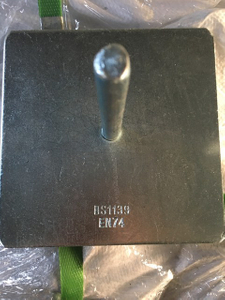BS1139 EN74 Piastra di base rotonda con impalcatura a zinco