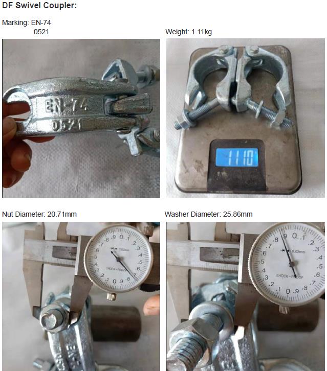 Goccio di impalcatura Copertina girevole forgiata 01