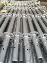 Hot Dip Galvanized HDG Ringlock Punclaffolding Standard