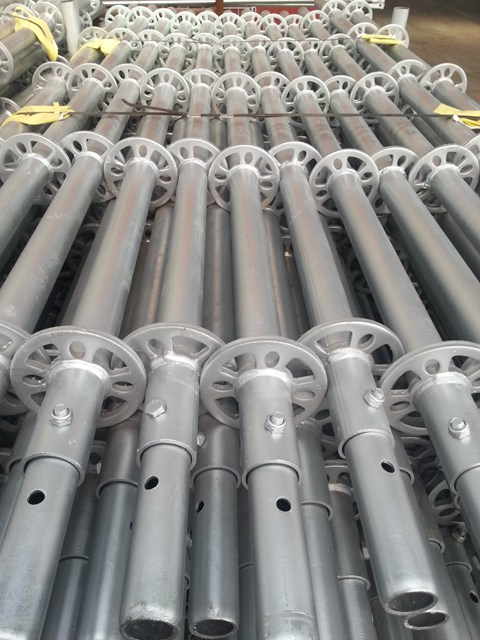 Hot Dip Galvanized HDG Ringlock Punclaffolding Standard