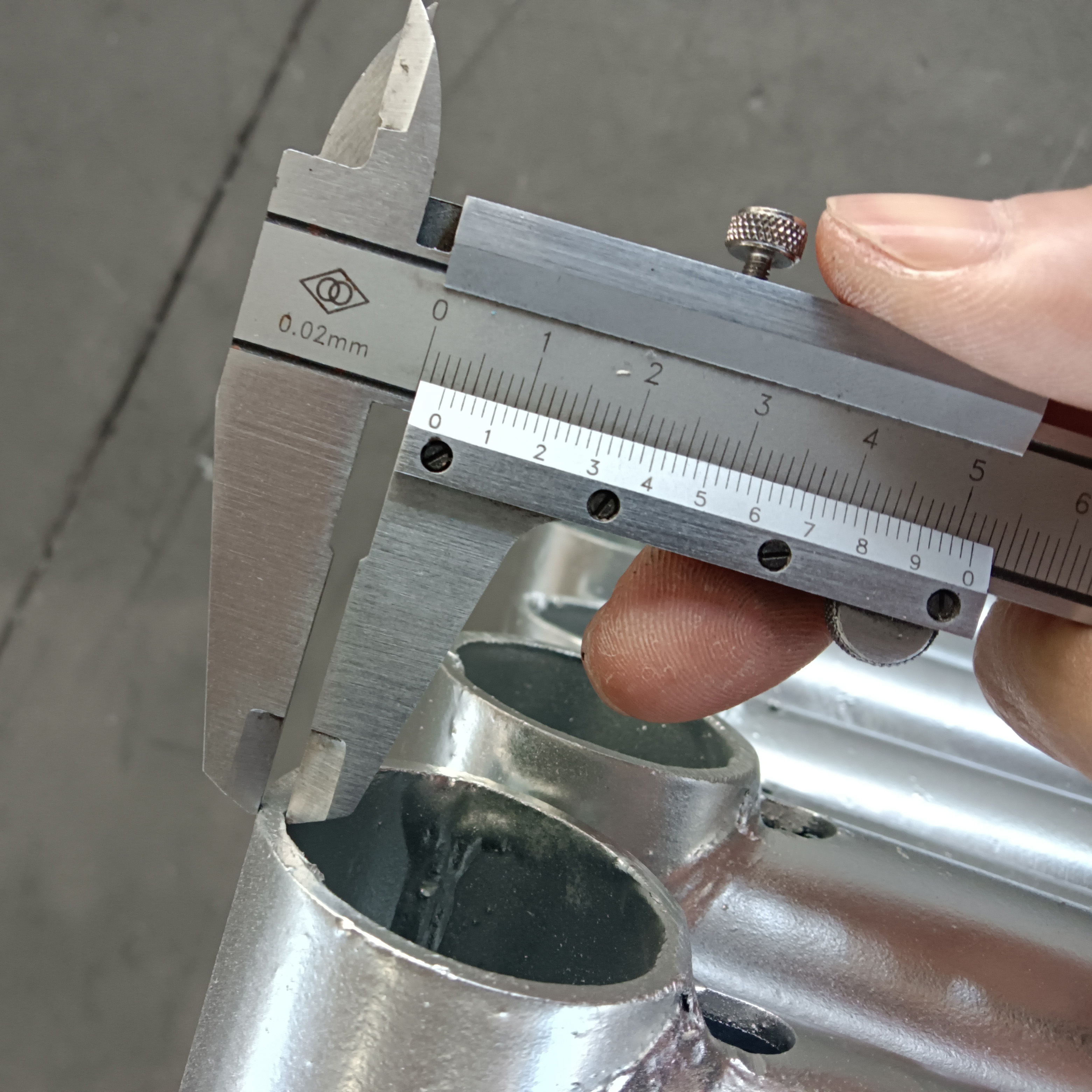 Test di impalcature del telaio