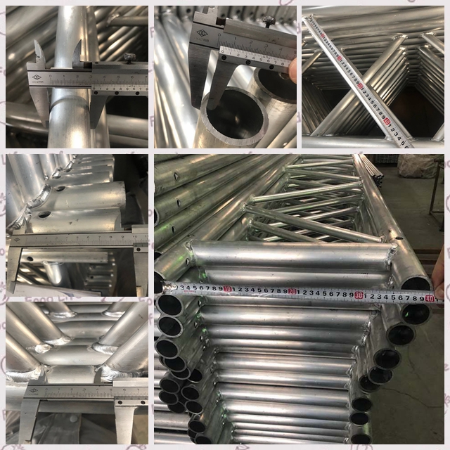 Raggio della scala dritta in alluminio