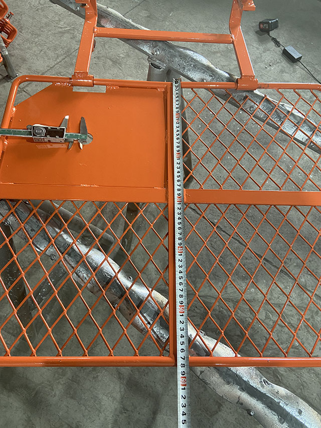 Polvera con impalcatura Porta della trappola