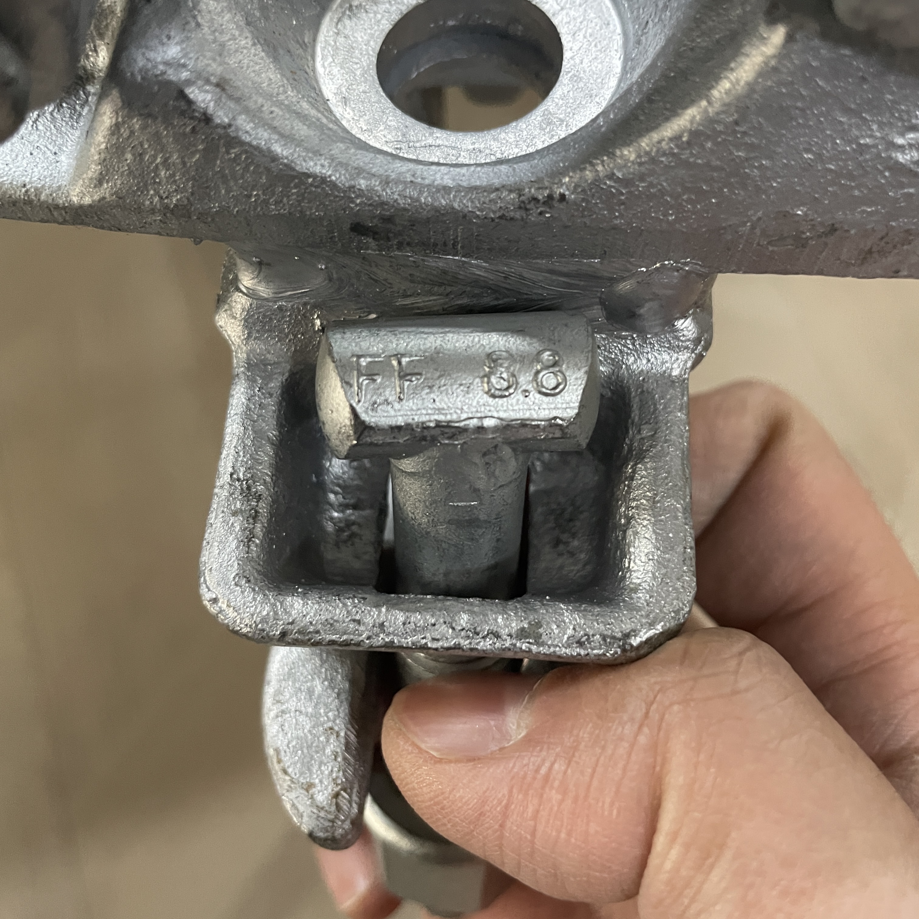 Accoppiatore Doppio 60 X 60 Morsetto per ponteggi a forma speciale