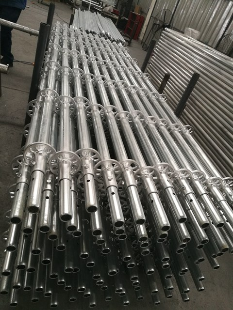 Hot Dip Galvanized Ringlock Impolding Vertical Standard
