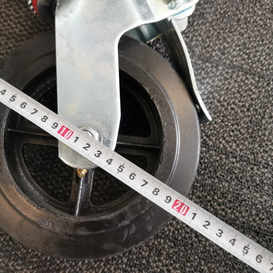 Fornitura di accessori per impalcature in gomma ruota caster