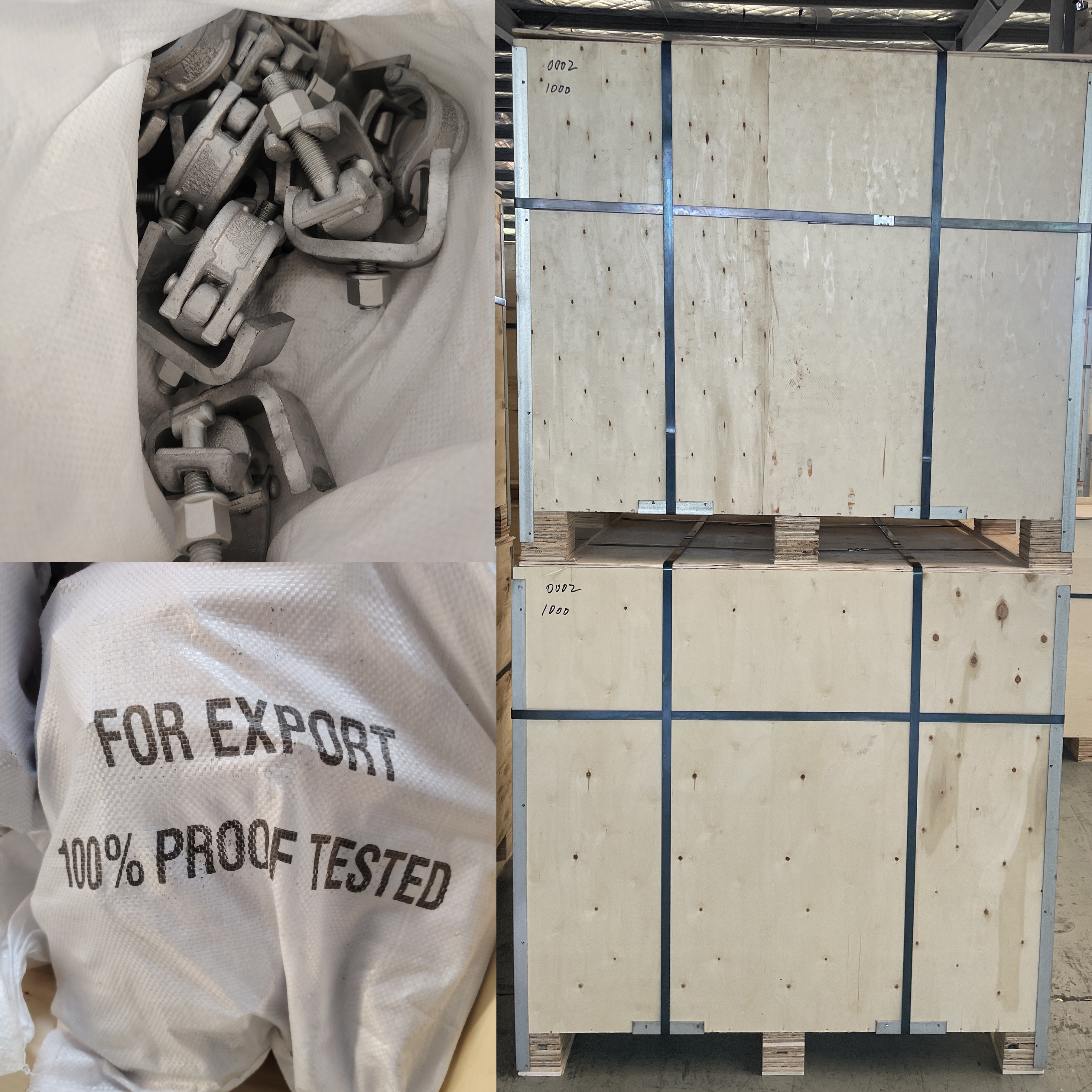 Morsetto per ponteggi a forma speciale Bjelke Klips