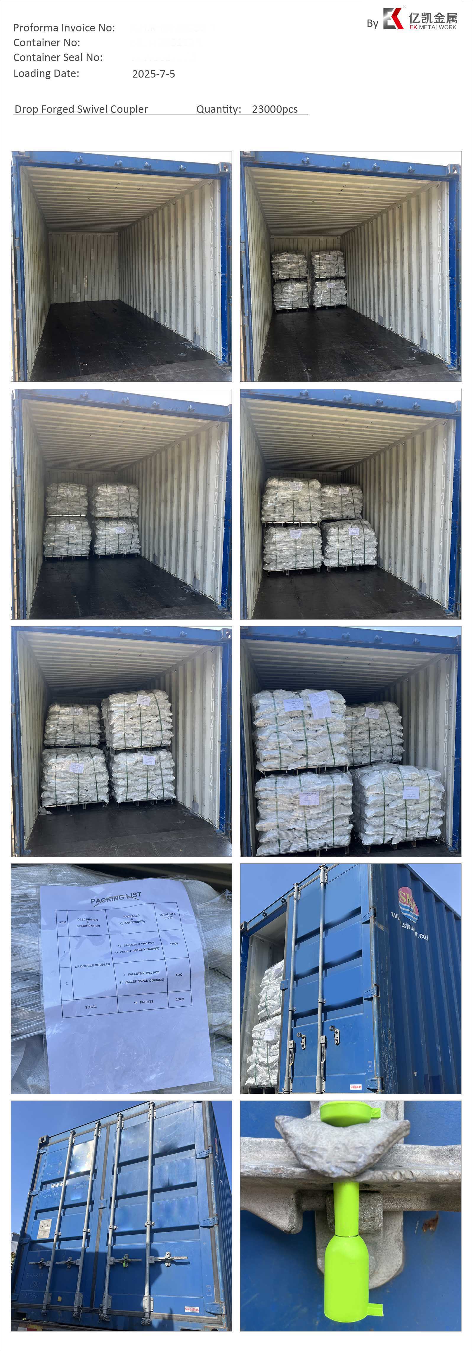 Accoppiatore girevole forgiato a goccia 