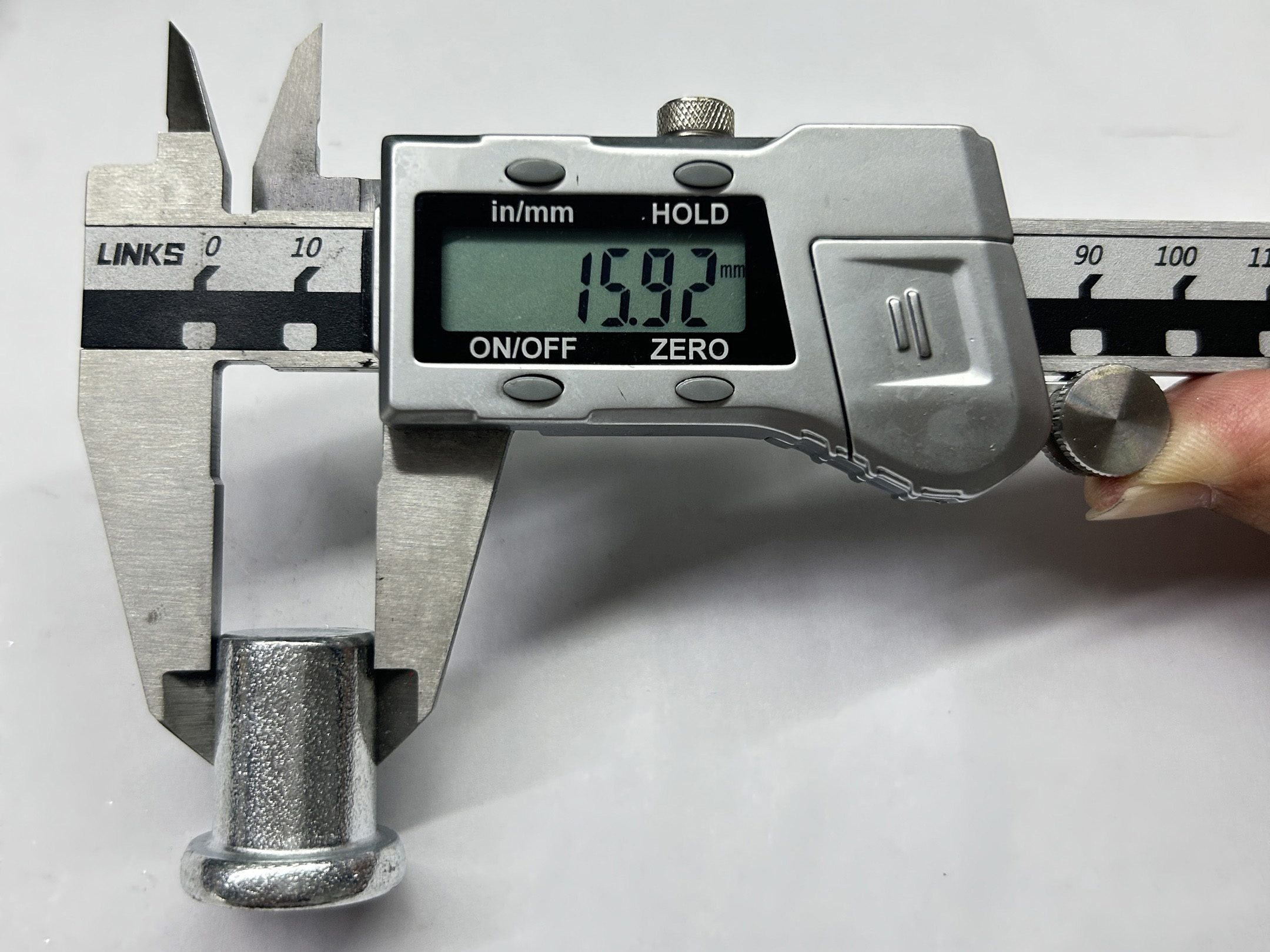 Dimensioni rivetto accoppiatore per ponteggi