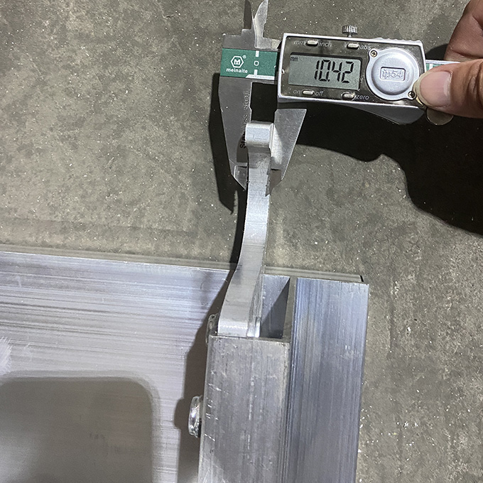 Plattaforma di impalcature Ringlock in alluminio 0,7 m