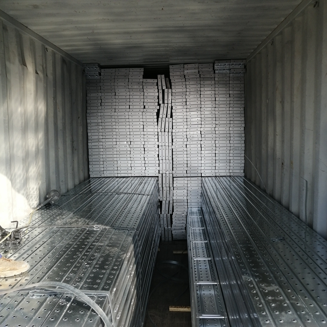 Tavole per camminata di impalcature in acciaio zincato per la costruzione