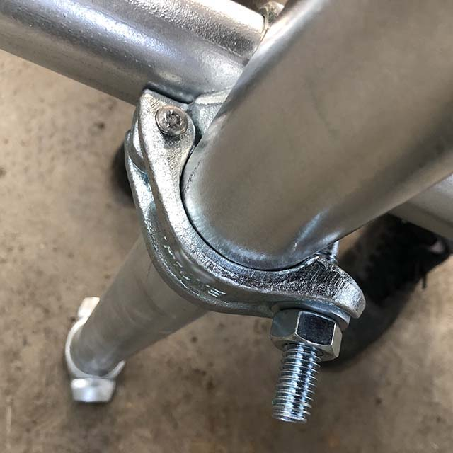 Accordi per morsetti forgiati con caduta di impalcatura doppia accoppiatore