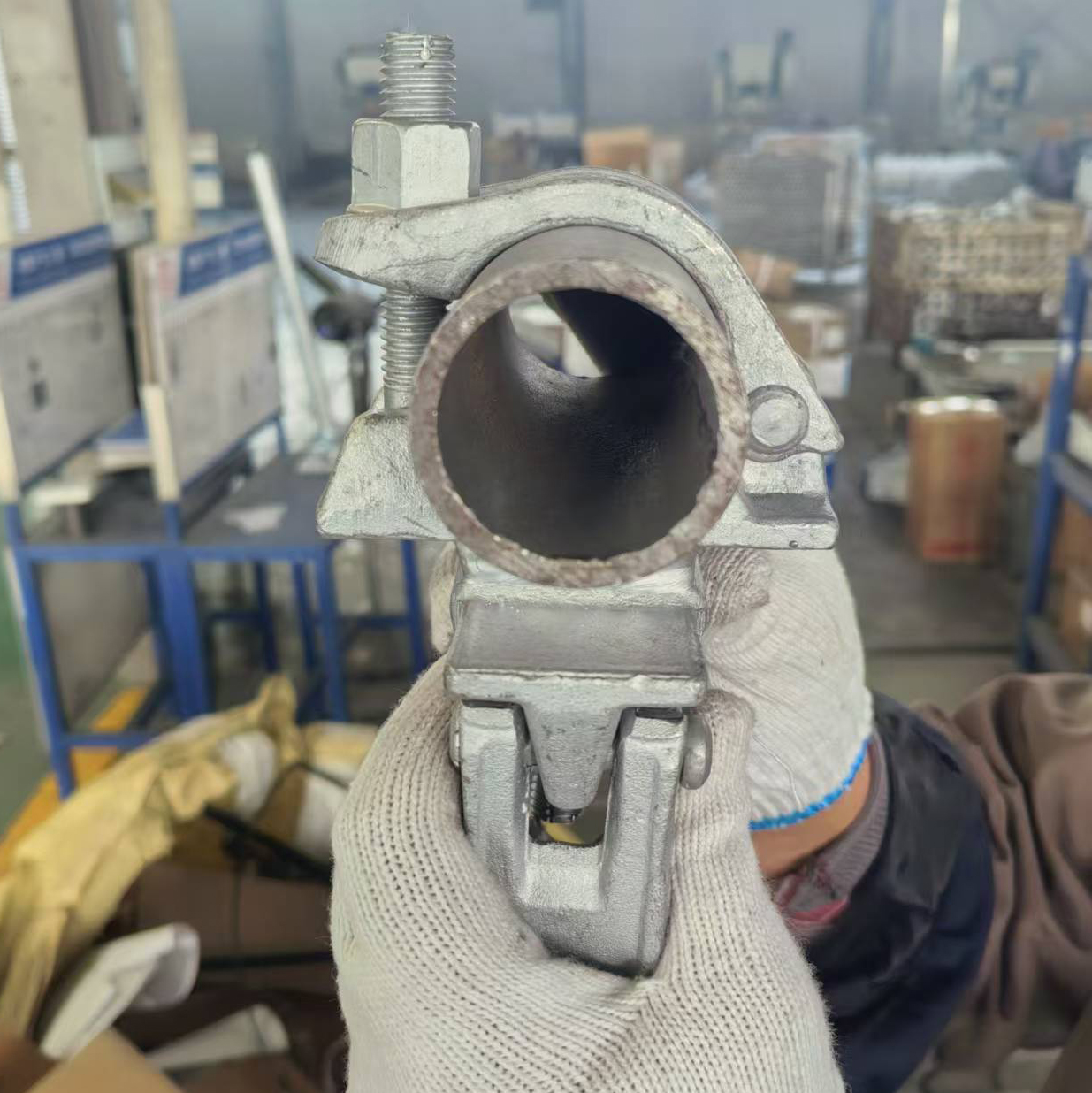 Accoppiatore Doppio 60 X 60 Morsetto per ponteggi a forma speciale