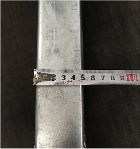 Plancia in acciaio da 50 mm di impalcature