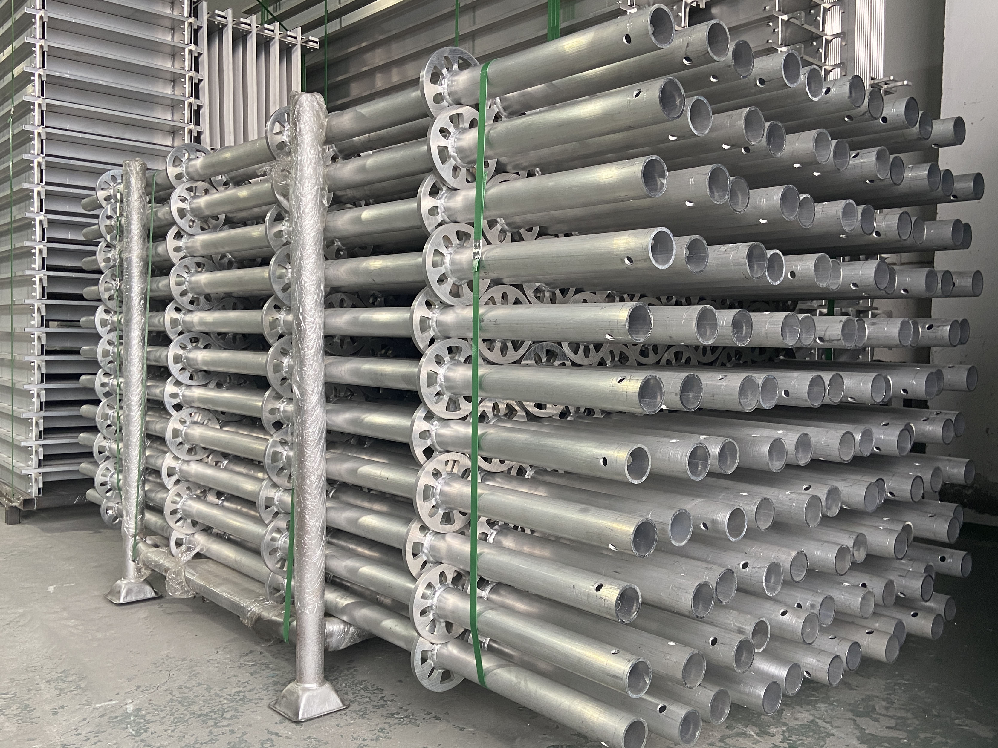 impalcatura Ringlock in alluminio verticale