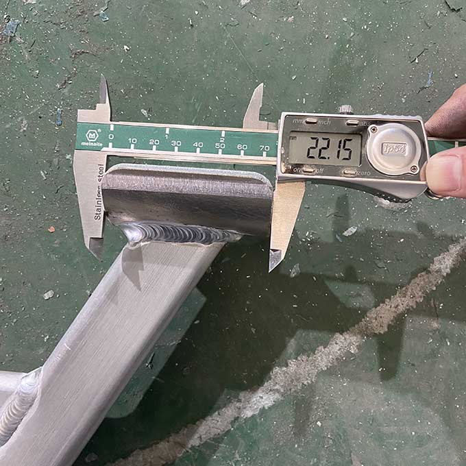 di impalcatura di rantolo in alluminio - met&agrave;