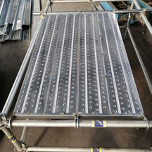 Tanda a piedi con impalcatura galvanizzata con gancio