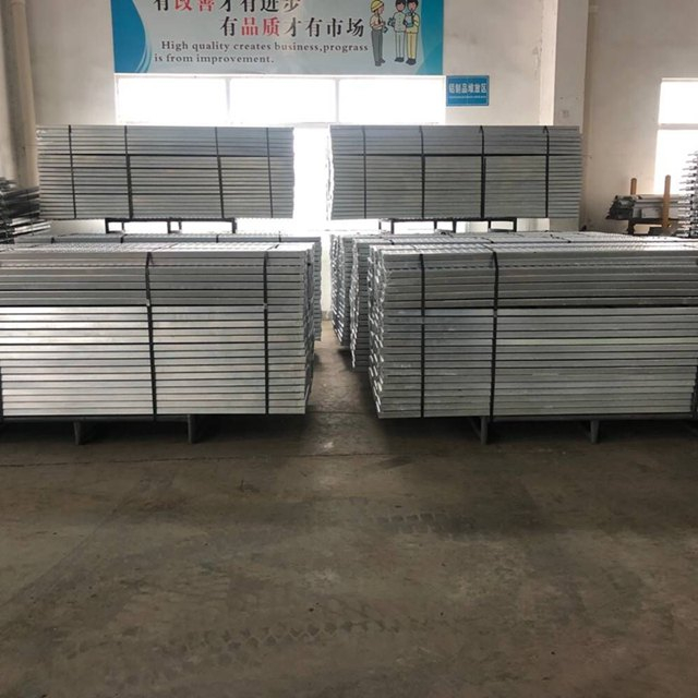 Studi per camminata di impalcature HDG da 240 mm per BS1139