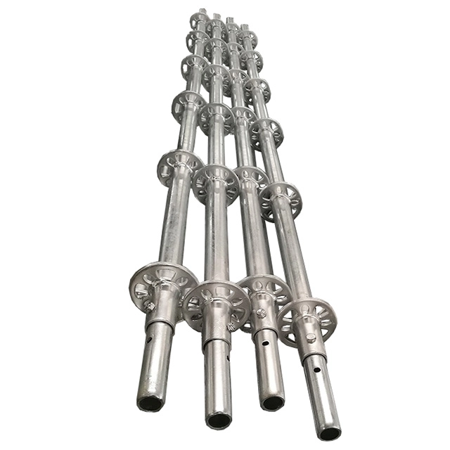 Standard di impalcature ringlock zincato