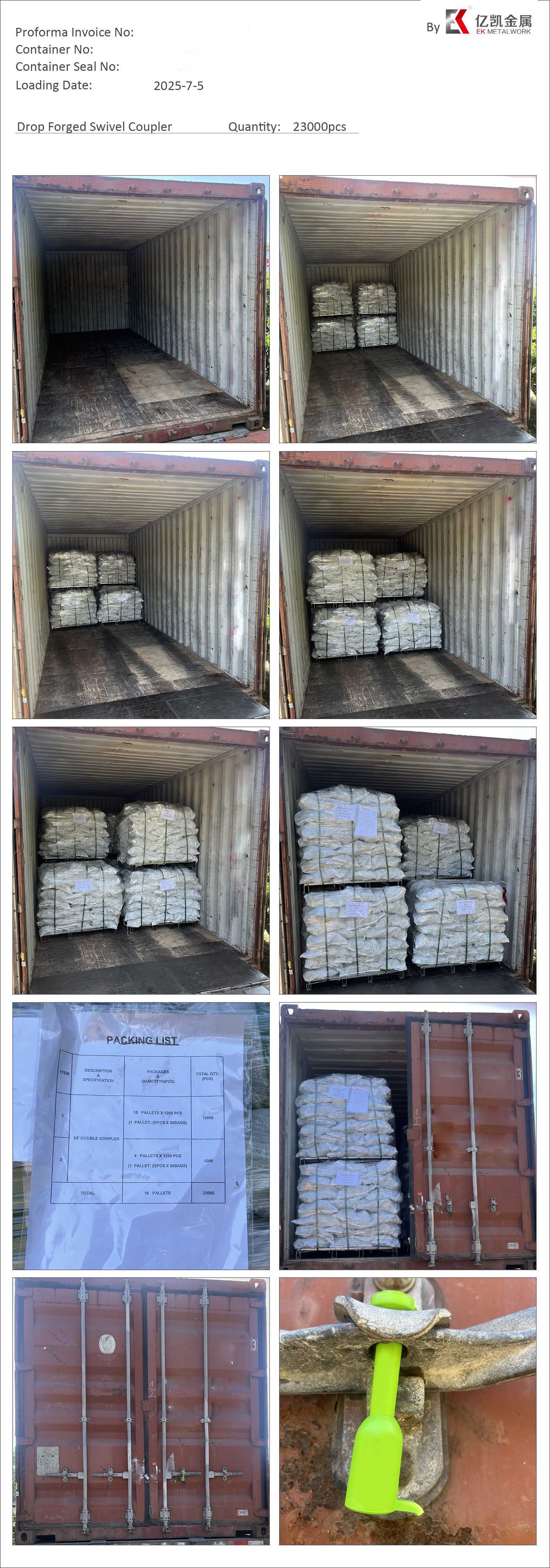 Accoppiatore girevole forgiato a goccia