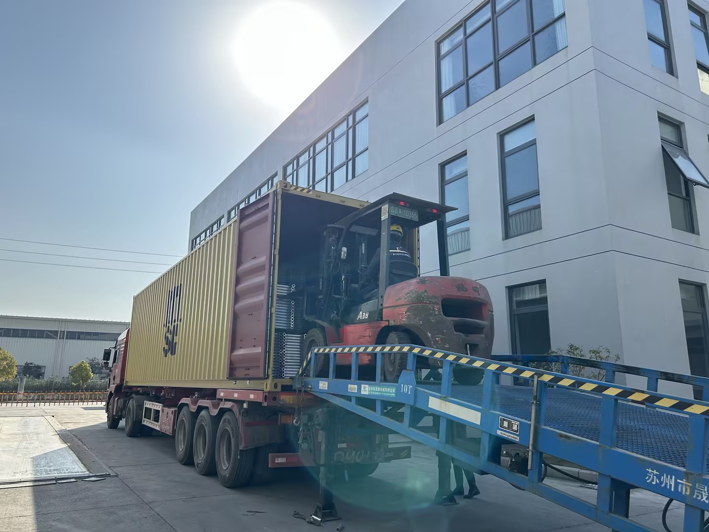 spedizione trave reticolare in alluminio 