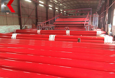 Pipe di impalcatura dipinta