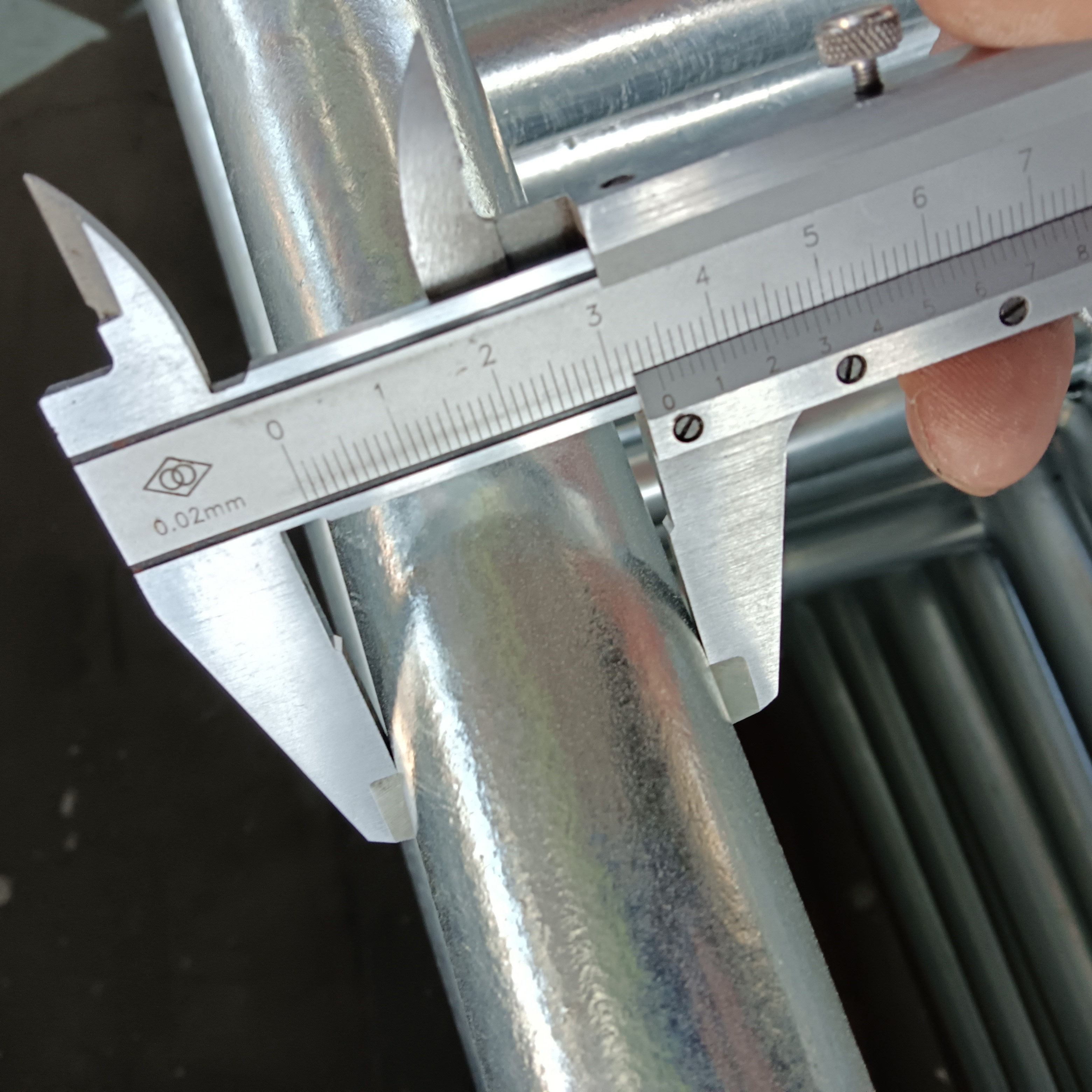 Test di impalcature del telaio