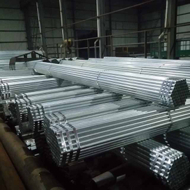 Tubo di acciaio galvanizzato a tubo di impalcatura standard britannica