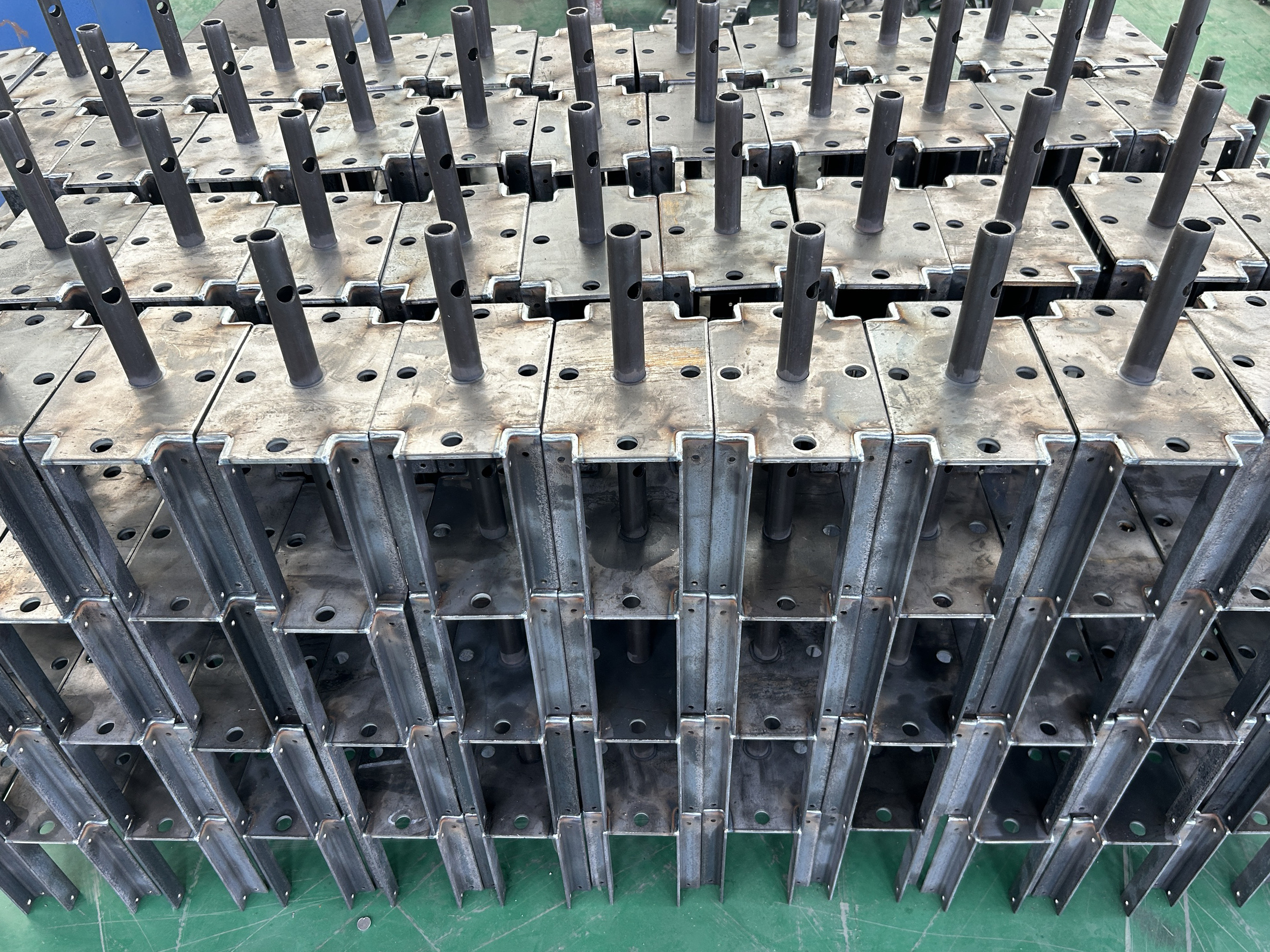 Testa della forcella di punta dell\'impalcatura